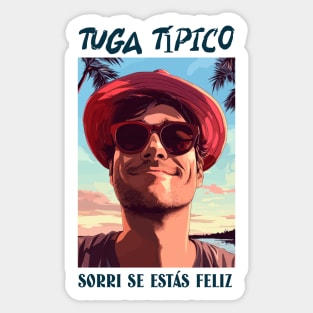 tuga tipico, de bom humor, humor portugues v1 Sticker